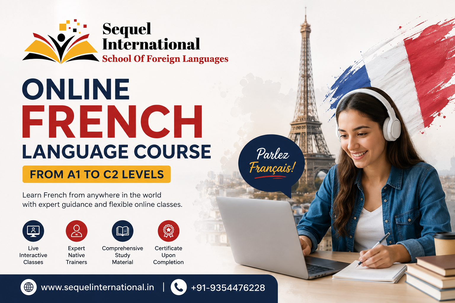 Best Online French Language Course in Sitapur